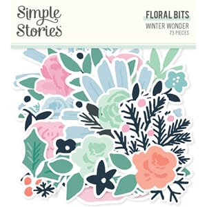 Simple Stories - Winter Wonder Floral Bits & Pieces