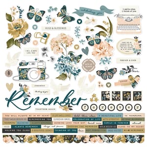 Simple Stories - Remember Cardstock Stickers