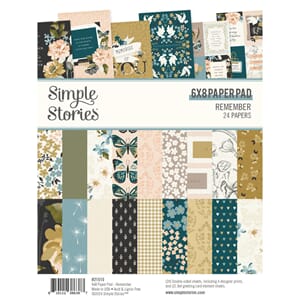 Simple Stories - Remember 6x8 Inch Paper Pad
