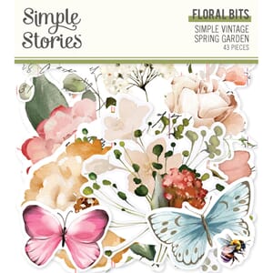 Simple Stories - Spring Garden Floral Bits & Pieces