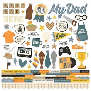 Simple Stories - Father's Day Cardstock Stickers
