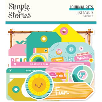 Simple Stories - Just Beachy Journal Bits & Pieces