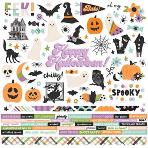 Simple Stories - Spooky Things Cardstock Stickers