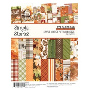 Simple Stories - Simple Vintage Autumn Breeze 6x8 Inch Pad
