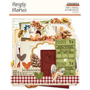 Simple Stories - Simple Vintage Autumn Breeze Ephemera