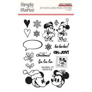 Simple Stories - Say Cheese Classic Mouse Christmas Stamp