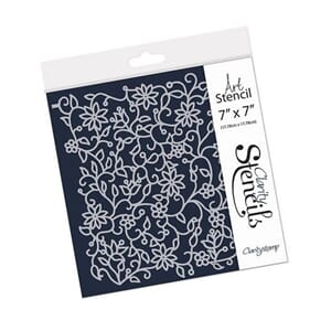 Clarity Stencils - Floral Flourish Stencils, 6x6 inch