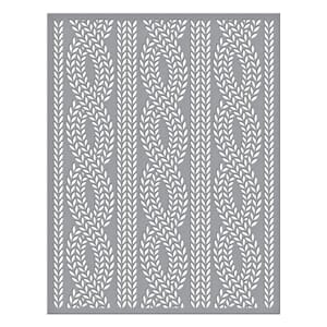 Spellbinders - Cable Knit Stencil Stencil