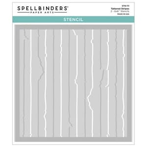 Spellbinders - Beautifully Imperfect Stencils Tattered Strip