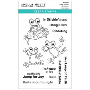 Spellbinders - Jump For Joy Clear Stamp, 4x6 inch