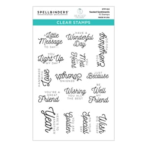 Spellbinders - Sealed Sentiments Clear Stamp