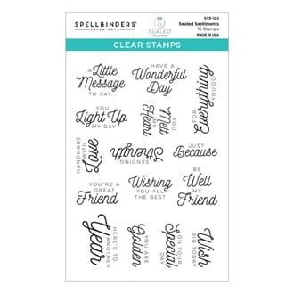 Spellbinders - Sealed Sentiments Clear Stamp