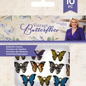 Crafter's Companion - Vintage Butterflies Butterfly Charms