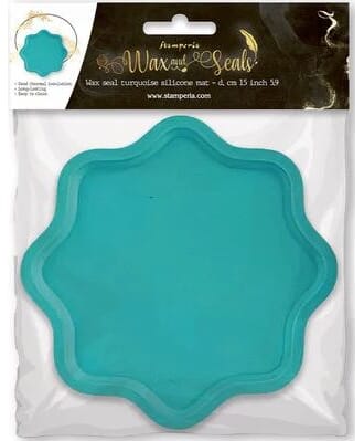 Stamperia - Wax and Seals Turquoise Seal Mat, 15cm