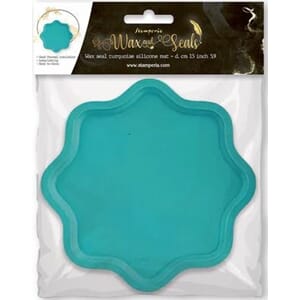 Stamperia - Wax and Seals Turquoise Seal Mat, 15cm