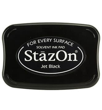 StazOn Solvent Inkpad - Jet Black
