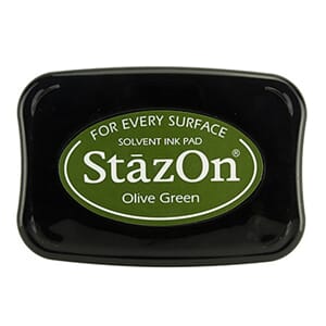 StazOn Solvent Inkpad - Olive Green
