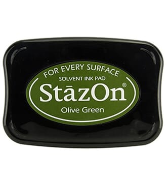 StazOn Solvent Inkpad - Olive Green