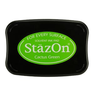 StazOn Solvent Inkpad - Cactus Green