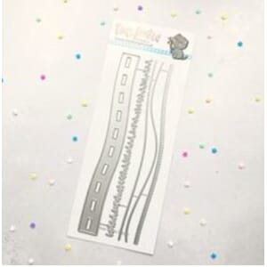 Time For Tea - Hillside Scene Slimline Dies