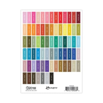 Tim Holtz - Distress Mini Ink Pad Label Sheet White
