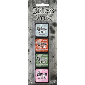 Tim Holtz: Kit 15 Distress Mini Ink Pads, 4/Pkg