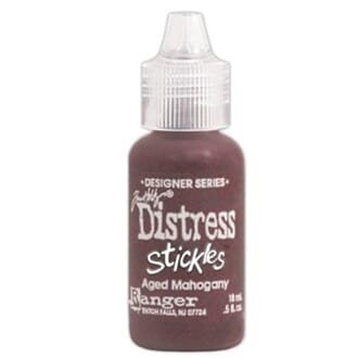 Distress Stickles Glitter Glue - Aged Mahogney
