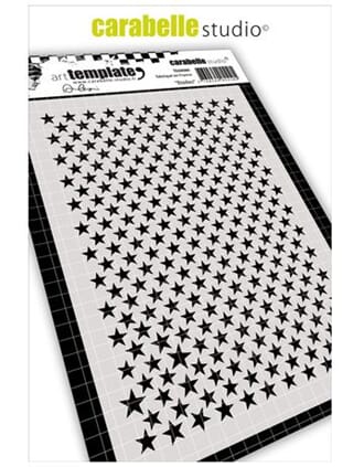 Carabelle: Stencil A6 - Stars pattern