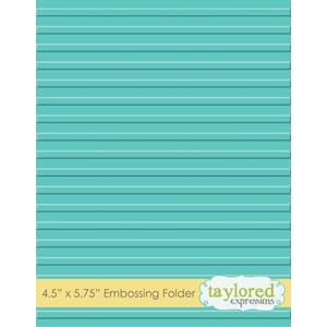Taylored Expressions Corrugated Embossing Folder