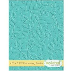 Taylored Expressions Leafy Vine Embossing Folder