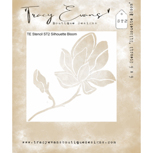 Tracy Evans - Silhouette Bloom 6x6 Inch Stencil