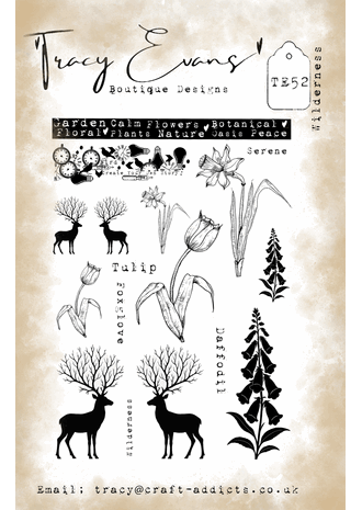 Tracy Evans - Wilderness A5 Stamp