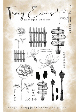 Tracy Evans - Flora and Fauna A5 Stamp