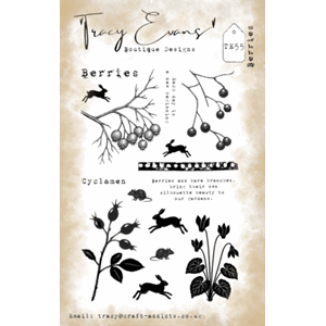 Tracy Evans - Berries A6 Stamp