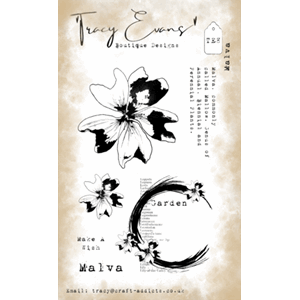 Tracy Evans - Malva A6 Stamp