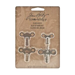 Tim Holtz: Metal Clock Keys 4/Pkg - Idea-Ology