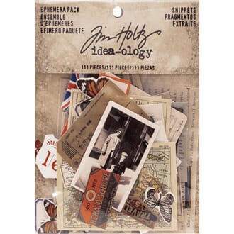 Idea-Ology: Snippets Tiny Ephemera Pack 111/Pkg