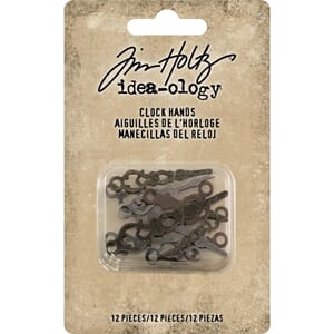 Tim Holtz: Idea-Ology Metal Clock Hands, 12/Pkg