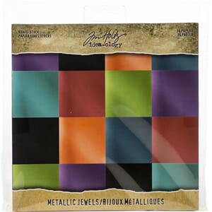 Idea-Ology: Jewels Paper Stash Kraft Metallic Paper Pad, 36/
