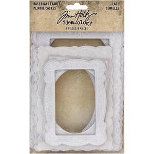 Tim Holtz: Idea-Ology Lace Baseboard Frames, 6/Pkg