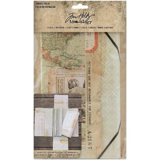 Tim Holtz Idea-Ology Folio, Notebook Travel Folio