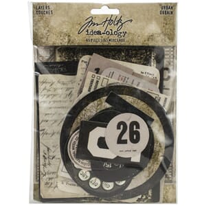 Tim Holtz Idea-Ology Urban Layers 65/Pkg
