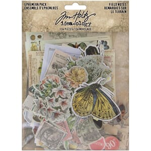 Tim Holtz Idea-Ology: Field Notes Ephemera Pack, 134/Pkg