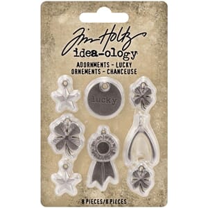 Idea-ology - Lucky Metal Adornments 8/Pkg