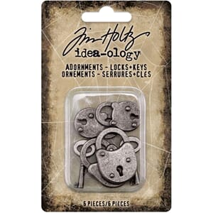 Idea-Ology - Tim Holtz Metal Adornments 6/Pkg