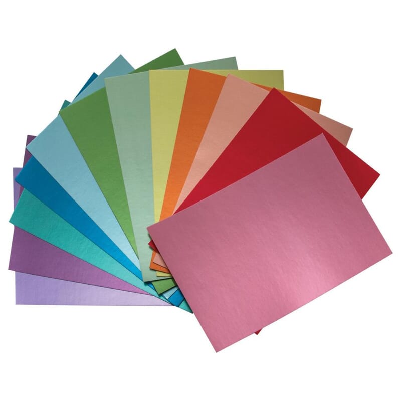 Idea-Ology Paper Stash Kraft Metallic Paper Pad 8x8 36/Pkg Jewels
