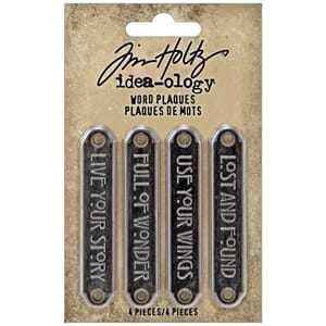 Tim Holtz: Word Plaques - Idea-Ology