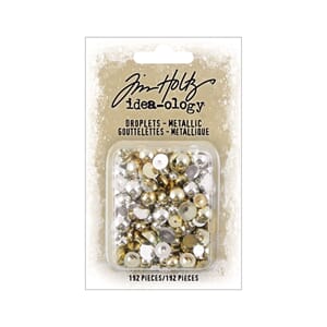 Idea-Ology - Tim Holtz Droplets Metallic Christmas, 192/Pkg