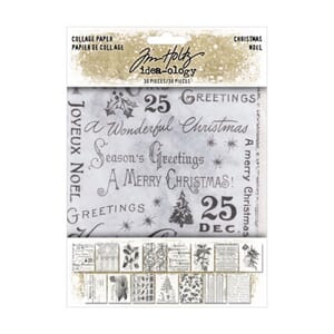 Idea-Ology - Tim Holtz Christmas Collage Paper