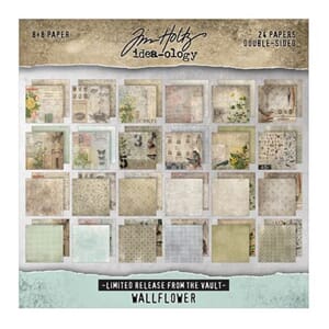 Idea-Ology - Wallflower 8x8 inch Paper Stash Vault